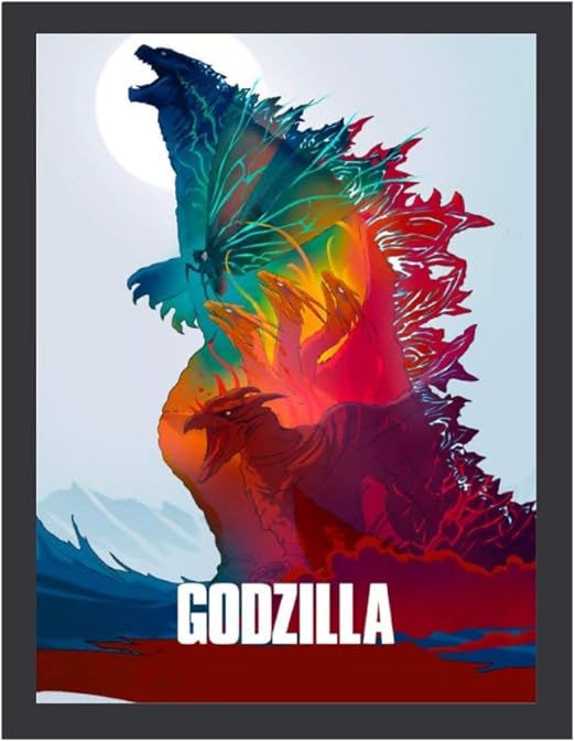 Amazon アートパネル アートポスター 壁掛け絵画 Godzilla ゴジラ アートフレーム 装飾画 インテリア絵画 部屋飾り キャンバス絵画 パネル フォトフレーム 壁ポスター 木枠セット 壁の絵 Arts 工芸用品 モダン おしゃれ ウォールステッカー オンライン通販