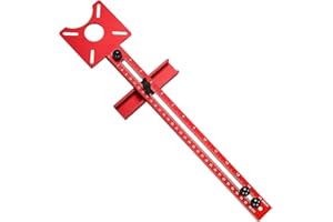 4 in 1 Router Milling Groove Bracket, Router Circle Cutting Jig, Adjustable Router Guide for Woodworking, Cabinet Hardware Ji