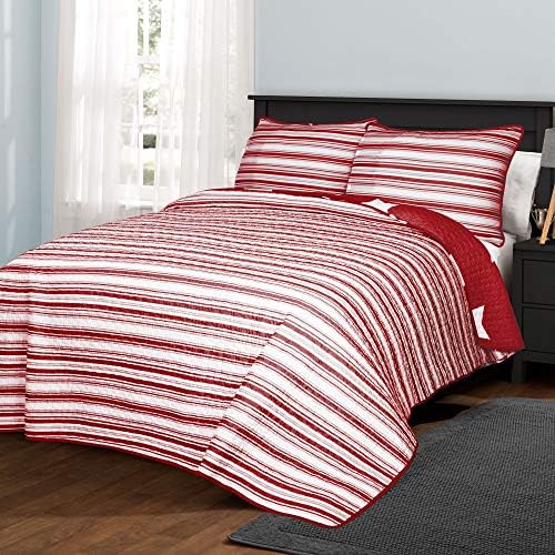 Crimson star pattern cotton quilt set for home decor priced at $199.99.