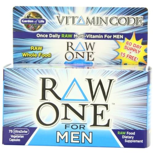 Garden of Life Vitamin Code Raw One for Men Multivitamin, 75 Capsules image