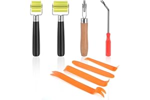 DOSTATNI 8 Pieces Car Sound Deadening Roller Headliner Roller Auto Trim Removal Tool Set for Car Sound Deadening Installation Removal of Car Door Panel Audio & Radio Panel