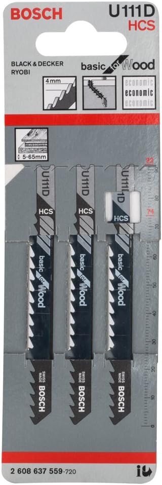 Bosch 2608637559 Jigsaw Blades, Blue, 45cm x 40cm x 25cm - Image 3