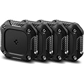 Spigen for AirTag Waterproof Case, Tough Armor IP (4 Pack) | Adhesive Mount, for Outdoor Sports Equipment (Device Not Include