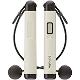 BetterMe Cordless Jump Rope with Counter - Tracks Jump Count &amp; Workout Duration - Height Adjustable Jump Rope for Women and Men - Cordless Indoor Workout