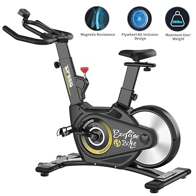 pooboo Magnetic Belt Drive Exercise Bike with Mauritius Ubuy