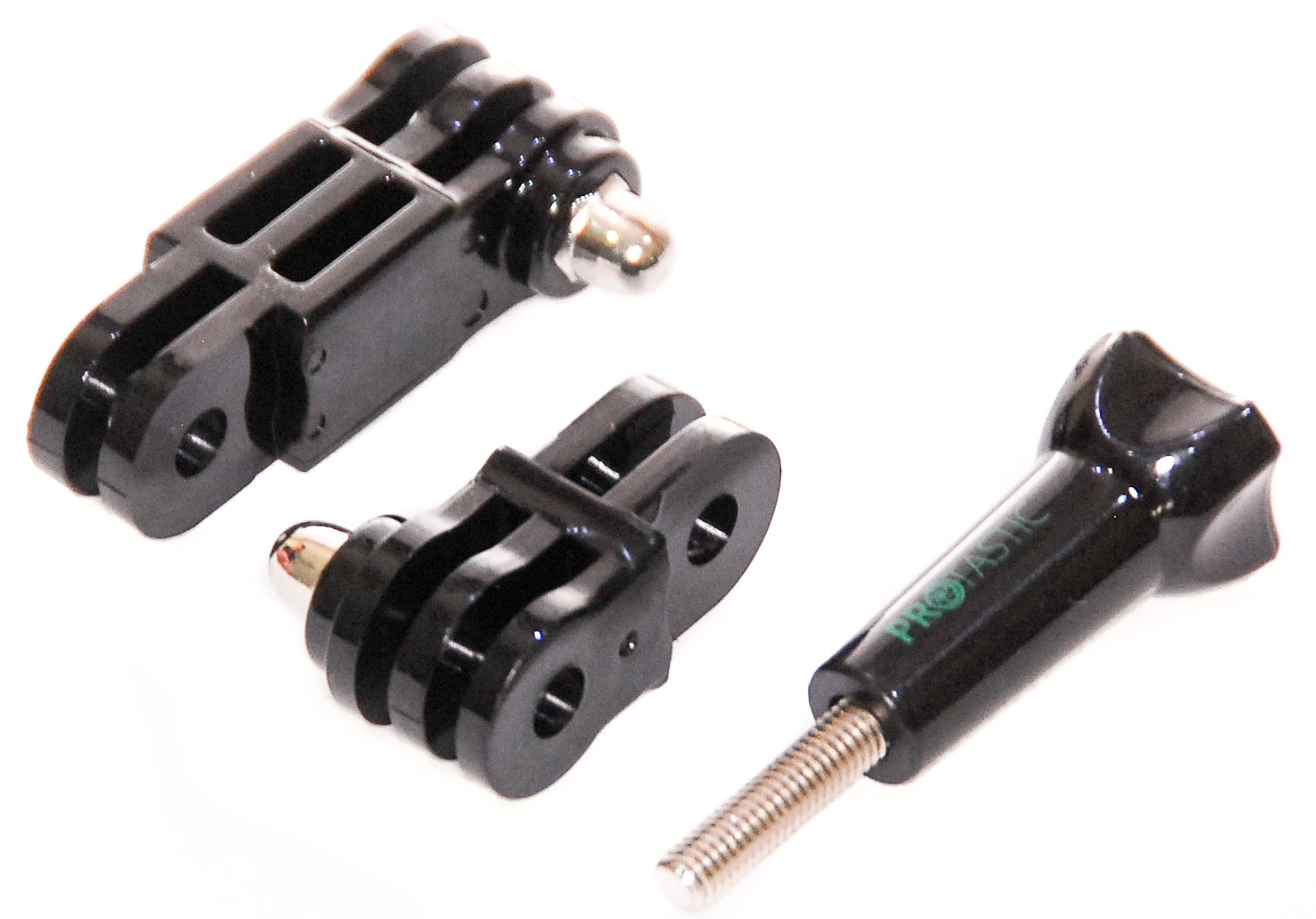 PROtastic® Straight Riser Extensions (Pack of 2) For GoPro, Xiaomi, SJCAM & Action Cameras *** NO TWIST WHEN RAISING ***