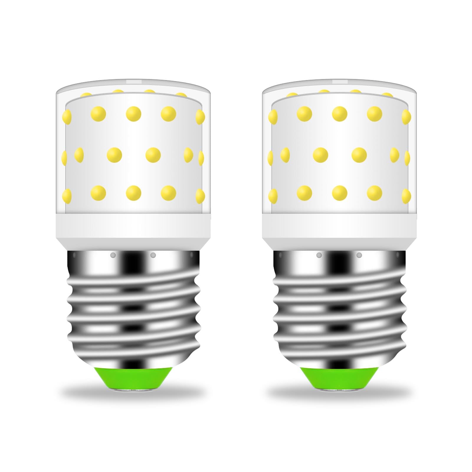 TZHILAN 6W LED Light Bulbs, E27 LED Corn Screw Bulbs, 850lm 6000K Daylight White, 75W Incandescent Bulbs Equivalent, Not-Dimmable, 2-Pack [Energy Class D]