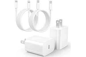 iPhone Charger Fast Charging, [Apple MFi Certified] 2Pack 20W USB C Charger Block with 10FT USB C to Lightning Cable, Type C 