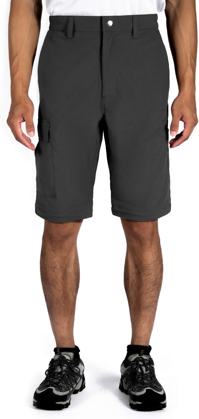 Wespornow Men's-Convertible-Hiking-Pants Quick Dry Lightweight Zip Off Breathable Cargo Pants for Outdoor, Fishing, Safari : Clothing