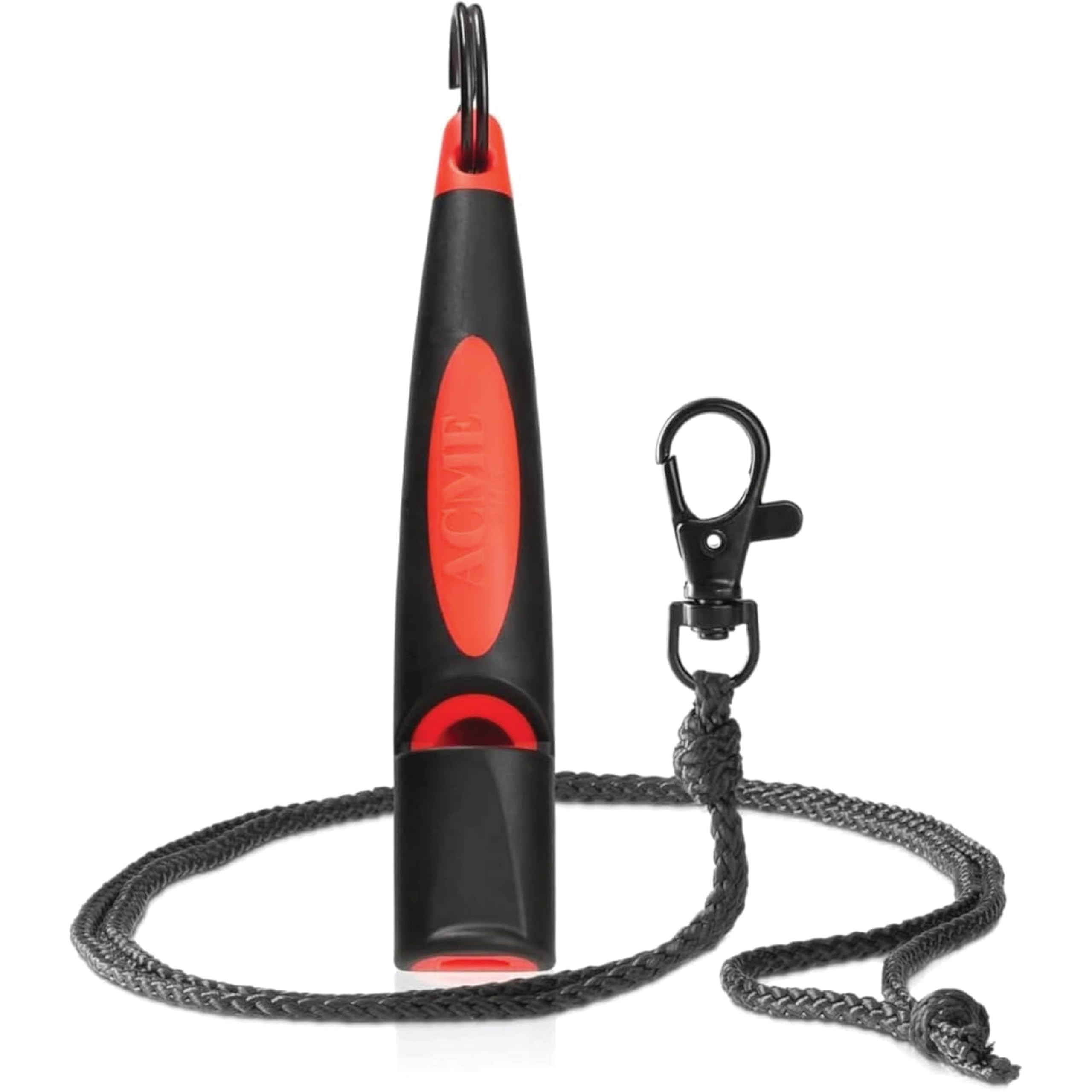 ACME 210.5 Alpha Dog Whistle - Black & Orange - Patented Sound Chambers - 110 dBA - Dog Recall Whistle for Spaniels - BPA-Free Plastic - Made in UK