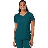 WonderWink Womens Y-Neck Wrap Top