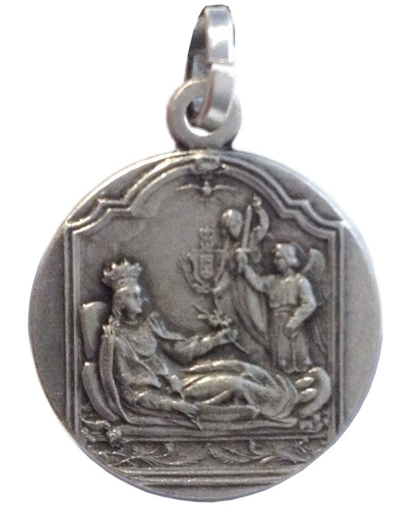I G J 925 Sterling Silver Saint Philomena Medal - The Patron Saints Medals