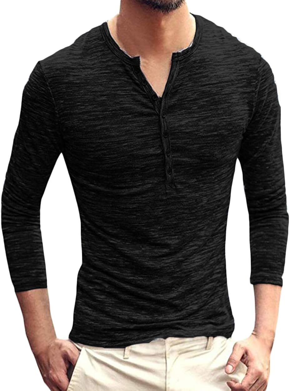 henley muscle shirt