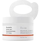 Genabelle PDRN 360° Rejuvenating Eye Mask – Full Eye Area Eye Patches for Hydration, Firming & Elasticity with PDRN & Peptides – Targets Dark Circles, Puffiness & Fine Lines – 3.38 fl oz.