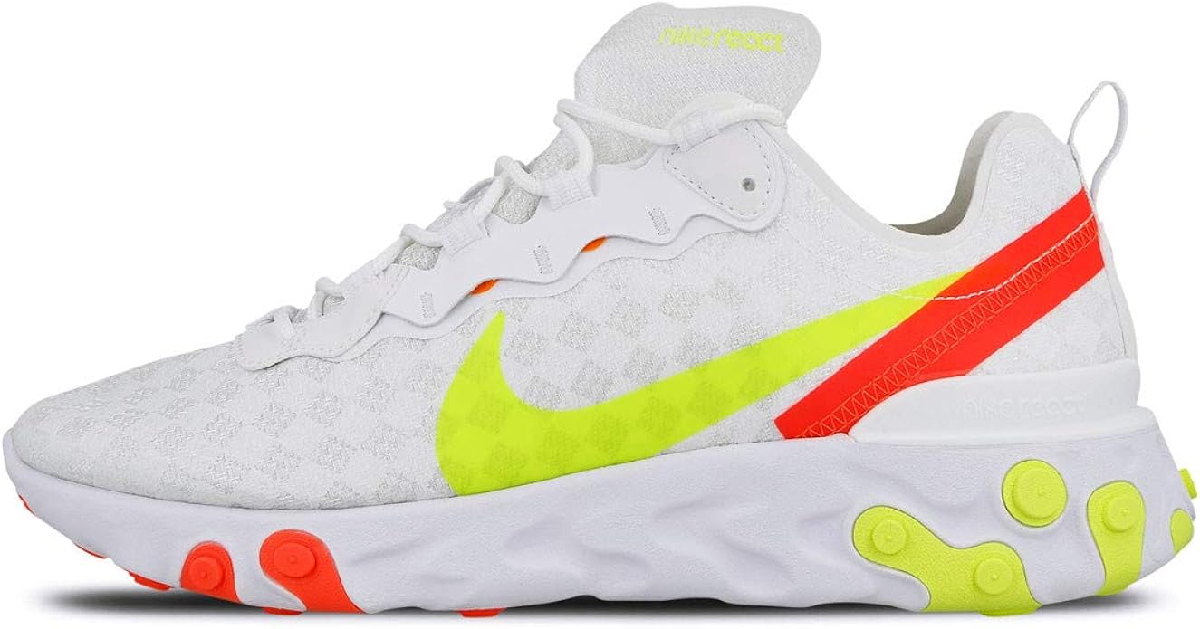 black & white react element 55 trainers