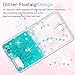 ZTE Maven 2 Case,ZTE ZFive 2 / Sonata 3 / Avid Trio/Avid Plus Case,ZTE Prestige/Prestige 2 Case with HD Screen Protector for Girls,LeYi Liquid Shiny Glitter Protective Phone Case ZX Turquoise