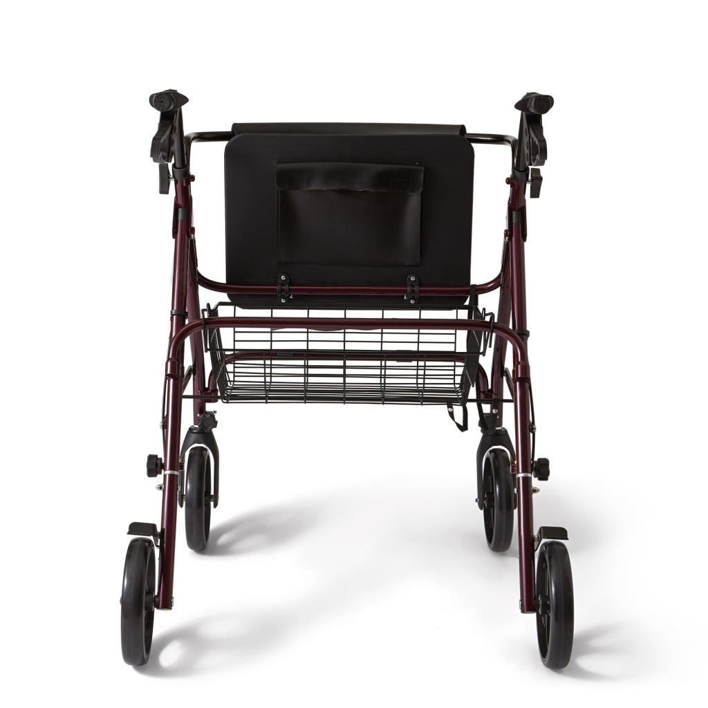 Medline Bariatric Rollator Walker/Seat 400 lb Capacity