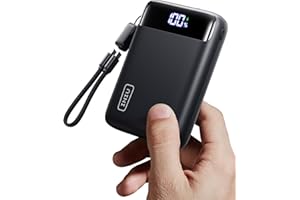 INIU 20000mAh Power Bank, Smallest Portable Charger, Fast Charging 22.5W PD 3.0+QC 4.0 USB C in&Out Phone Battery Pack, LED D
