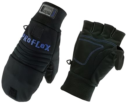 thermal fingerless work gloves