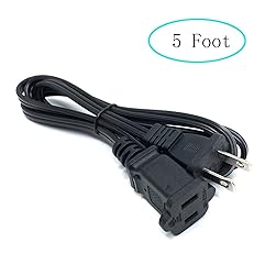 2 Prong Extension Cords, 5 FT Indoor Small Power