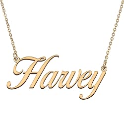HUAN XUN Customized Custom Simple Any Name Necklace