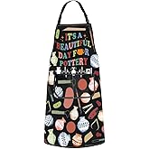 JNIAP Pottery Apron - Artist & Teacher Apron - Beautiful Day For Pottery