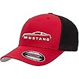 2005-09 Ford Mustang Hardtop Classic Outline Design Flexfit 6511 Trucker Mesh Fitted Cap