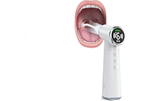 SRIVDK Upgraded Electric Tonsil Stone Remover – High-Precision & Painless Cleaning, Food-Grade Material, 6 Suction Levels | Tonsil Stone Removal Kit with LED Light, Oral Protection & 11 Attachments