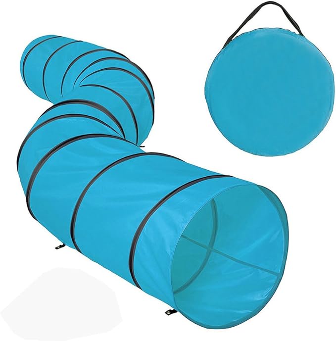 Crackle Chute Collapsible Foldable Dog Tunnel, Agility