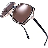 The Fresh Women's Oversized Square Jackie O Cat Eye Hybrid Butterfly Fashion Sunglasses - Exquisite Packaging
