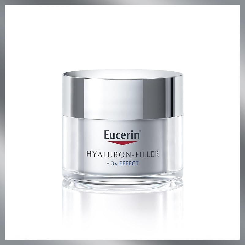 Hyaluron-Filler Crema de Día FPS 30 (50 ml), crema antiedad con acción antiarrugas e hidratante, con Ácido Hialurónico para una piel rejuvenecida, para todo tipo de pieles