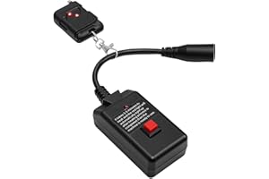 GOWENIC Fog Machine Remote Control, Portable 3 Pin XLR Wireless Remote Control Receiver for Most 400W/900W/1500W Fog Machines