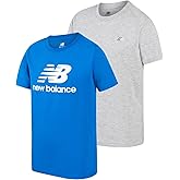 New Balance Boys' Active Short Sleeve Crewneck T-Shirt 2 Pack