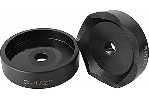 AMZCNC 3-1/2" Conduit Punch and Die for Hydraulic Knock Out Driver 3/4"-16UN Thread((Conduit Hole Size) 3-1/2")(Actual Hole S