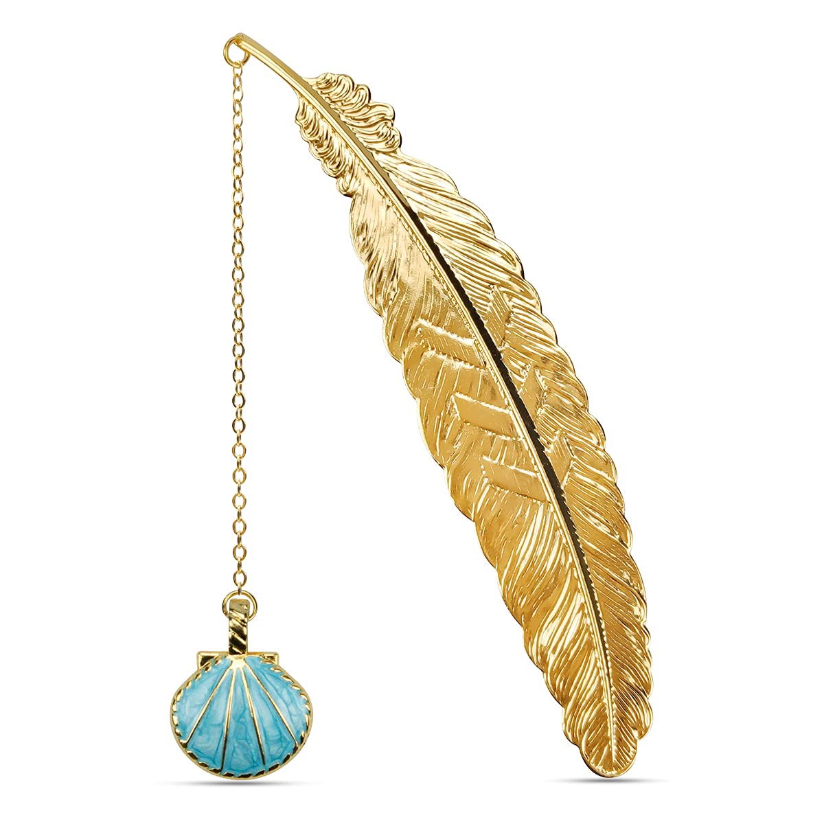 Metal Feather Bookmarks,Vintage Creative Bookmark Reading Bookmarks with Pendant Marker are Unique Gifts for Women,Kids, Students, Teachers, and Friends to Read