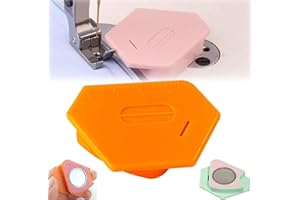 ODDMMO Magnetic Seam Guide for Sewing Machine, 2024 Upgraded Magnetic Seam Guide with Scale, Multifucntional Polygonal Hemmer Guide with Scale, Universal Sewing Accessories, Sewing Tools, Quilting Supplies