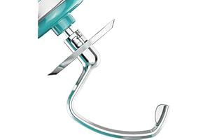 Coolcook Stainless Steel Dough Hook for Kitchenaid Stand Mixer, Fits 4.5-5Qt Tilt-Head Stand Mixer attachments for kitchenaid mixer, Replacement for Kitchenaid Dough Hook Attachment