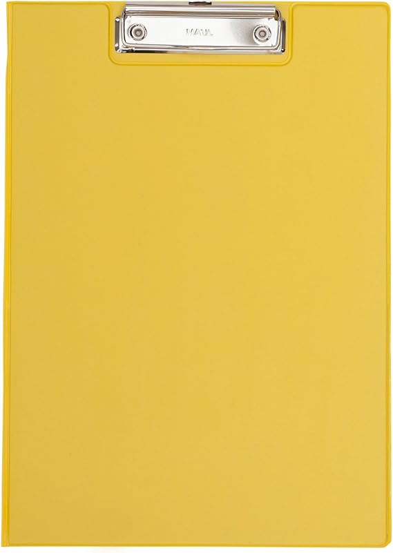 Maul A4 Clipboard Folder With Clear Pocket - Blue Office Organizer