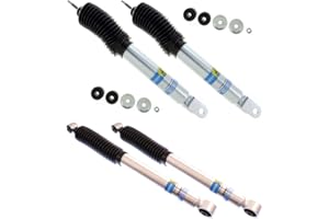 FIAHNG NEW BILSTEIN FRONT & REAR SHOCKS FOR 00-06 CHEVY AVALANCHE SUBURBAN TAHOE YUKON & XL 1500 WITH A 0" TO 2.5" LIFT, 5100 SERIES SHOCK ABSORBERS 2000 2001 2002 2003 2004 2005 2006