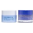W7 Sweet Dreams Lip Scrub & Overnight Lip Mask Duo - 2 Piece Gift Set - Blueberry Flavour - Exfoliate, Condition, Soothe & Hydrate