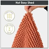 Emma Barclay Noodle Soft Touch Non-Slip Bathroom Rug Burnt Orange 40x60cm view 4