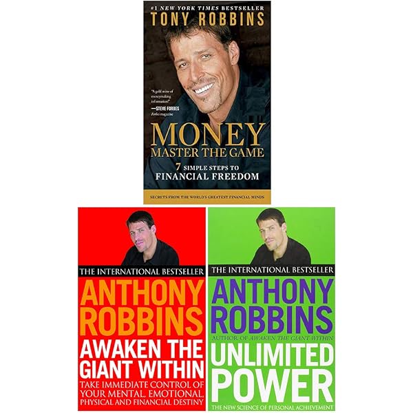 Amazon.com: Tony Robbins 4 Books Collection Set (Notes From A