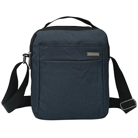 MKchung Synthetic Linen Mens Business Bag Travel Cool Crossbody Bag Shoulder Bag