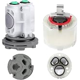 M952100-0070A Pressure Balancing Unit and 023529-0070A Cartridge, Compatible with American Standard Valve Shower Cartridge Replacement Kit for Tub and Shower Faucet Valves