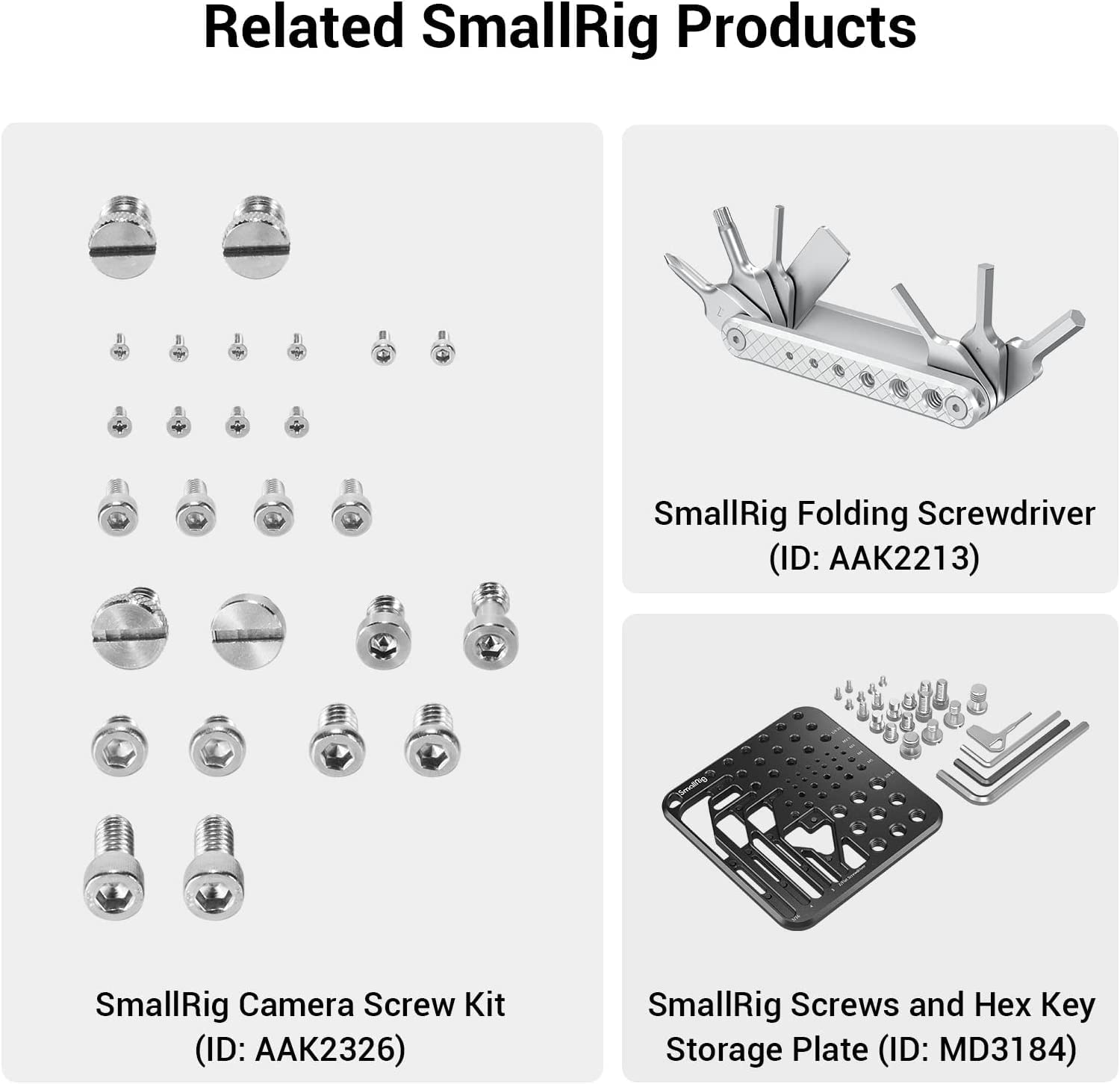 SMALLRIG Allen Wrench Screw 1/4
