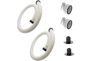 ZNORSO 2Pcs 1.5 In Accessory Pool Hoses for Above Ground Pool 59 In Long Replacement Hose Pool Hose Filter Pump Hose Accessories with 2 Type B Hose Adapters and 2Pcs Hole Plug for Pool Saltwater Systems