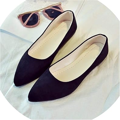 ladies pointed flats