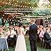 Classyke 48ft LED Outdoor String Lights for Patio Garden Yard Deck Cafe Wedding Dimmable Waterproof Commercial Grade [UL Listed]