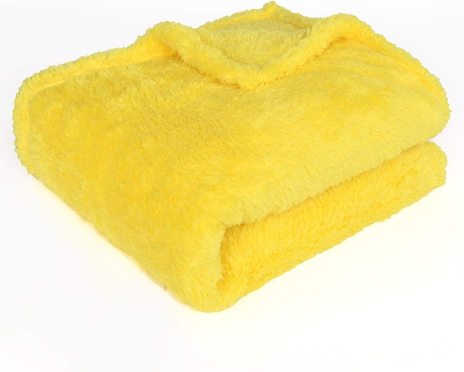 EHC Teddy Super Soft Fleece Warm Throw Thermal Sofa Blanket 130 x 170cm