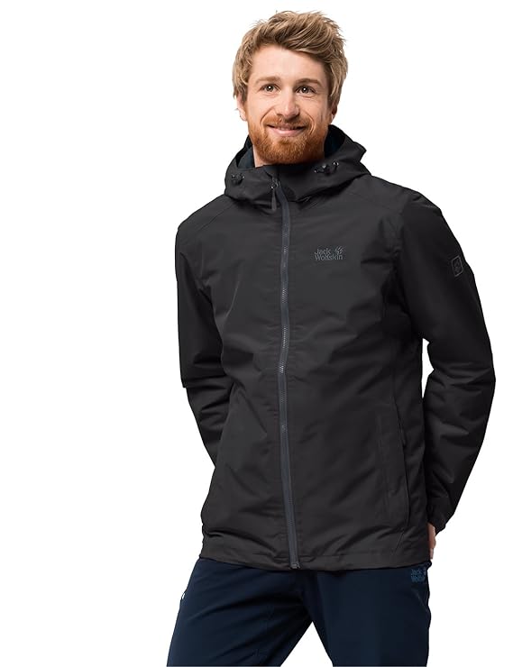 Jack Wolfskin Herren Chilly Morning Men Winterwanderjacke Wasserdicht Winddicht Atmungsaktiv Wetterschutzjacke